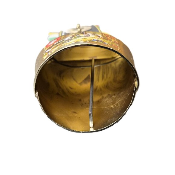 VTG Swiss Cowbell Souvenir Titlis 10,000 ft Good Luck Charm Rustic Folk Chalet - Picture 5 of 5